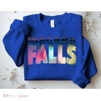 Niagara Falls Night Gift Canada Usa Typography Souvenir Sweatshirt thumb 2