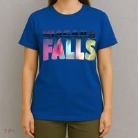 Niagara Falls Night Gift Canada Usa Typography Souvenir T-Shirt thumb 4