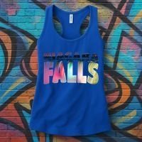Niagara Falls Night Gift Canada Usa Typography Souvenir Women's Tank Top thumb 3