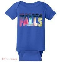 Niagara Falls Night Gift Canada Usa Typography Souvenir Baby Bodysuit thumb 0