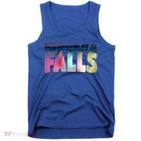 Niagara Falls Night Gift Canada Usa Typography Souvenir Tank Top thumb 0