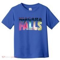 Niagara Falls Night Gift Canada Usa Typography Souvenir Toddler T-Shirt thumb 0