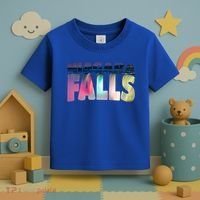 Niagara Falls Night Gift Canada Usa Typography Souvenir Toddler T-Shirt thumb 3