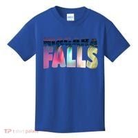 Niagara Falls Night Gift Canada Usa Typography Souvenir Kids T-Shirt thumb 0