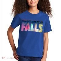 Niagara Falls Night Gift Canada Usa Typography Souvenir Kids T-Shirt thumb 2