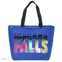 Niagara Falls Night Gift Canada Usa Typography Souvenir Tote Bag thumb 0