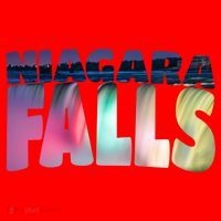 Niagara Falls Night Gift Canada Usa Typography Souvenir Santa Hat thumb 1