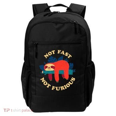 Not Fast Not Furious Dinomike Design Backpack