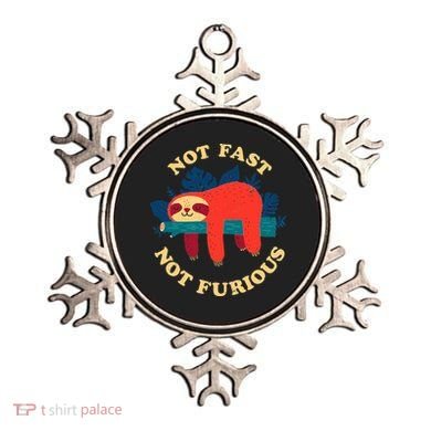 Not Fast Not Furious Dinomike Design Ornament