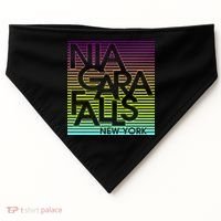 Niagara Falls New York Neon USA-Made Doggie Bandana thumb 0