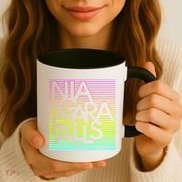 Niagara Falls New York Neon Coffee Mug thumb 3
