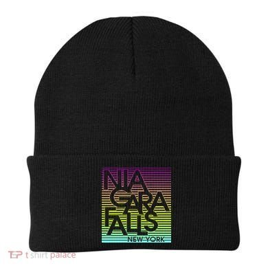 Niagara Falls New York Neon Beanie