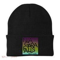 Niagara Falls New York Neon Beanie thumb 0