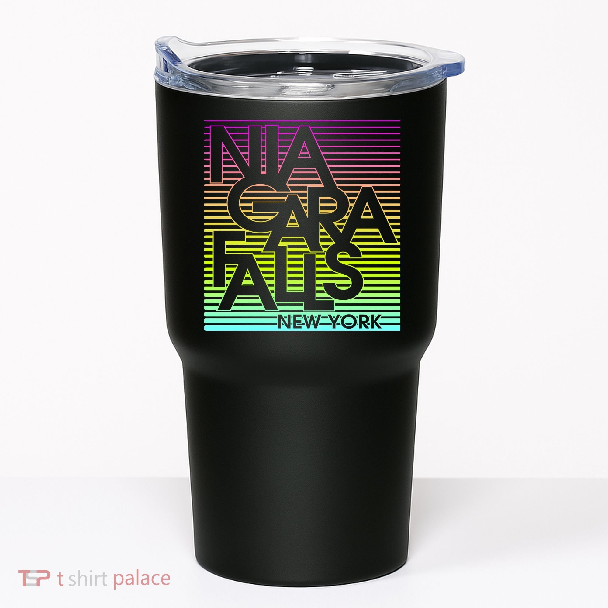 Niagara Falls New York Neon Tumbler