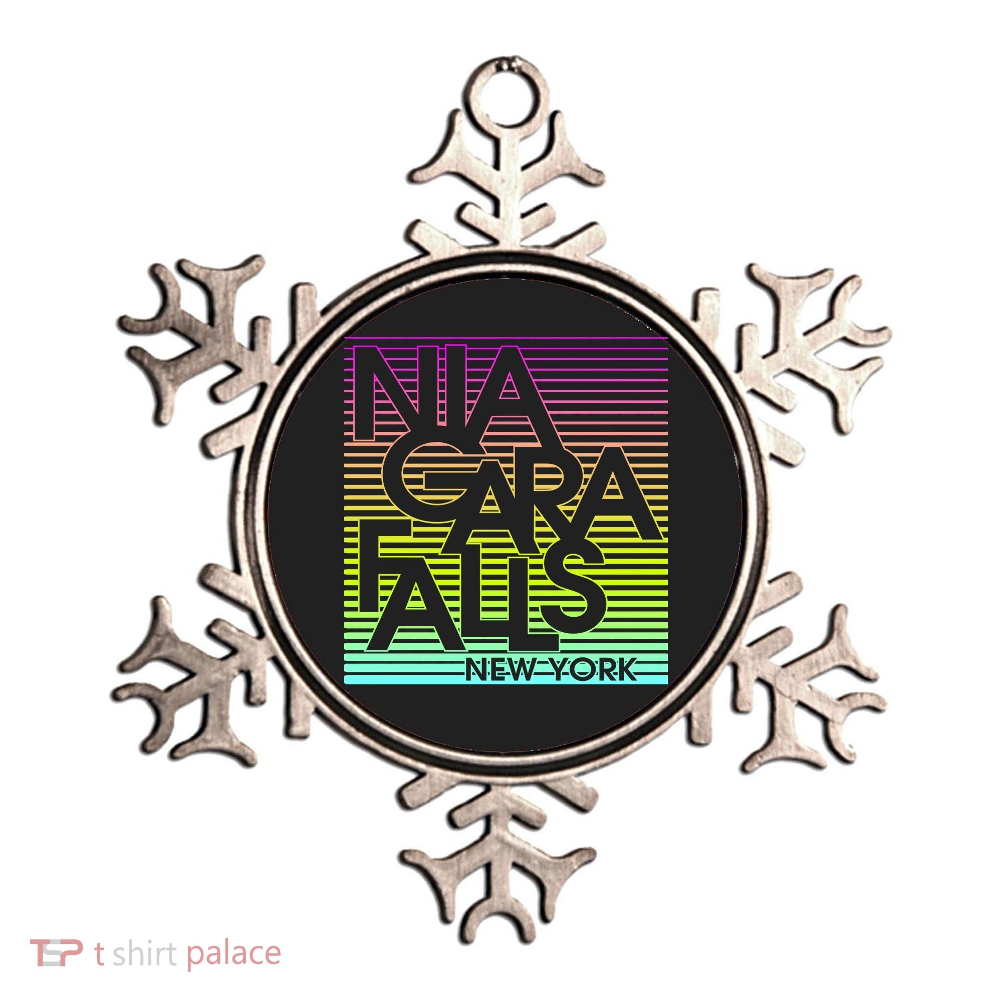Niagara Falls New York Neon Ornament