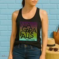 Niagara Falls New York Neon Women's Tank Top thumb 2