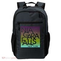 Niagara Falls New York Neon Backpack thumb 0