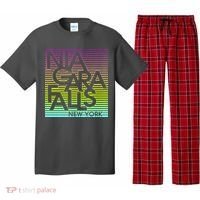 Niagara Falls New York Neon Pajama Set thumb 0