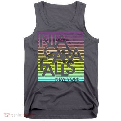 Niagara Falls New York Neon Tank Top