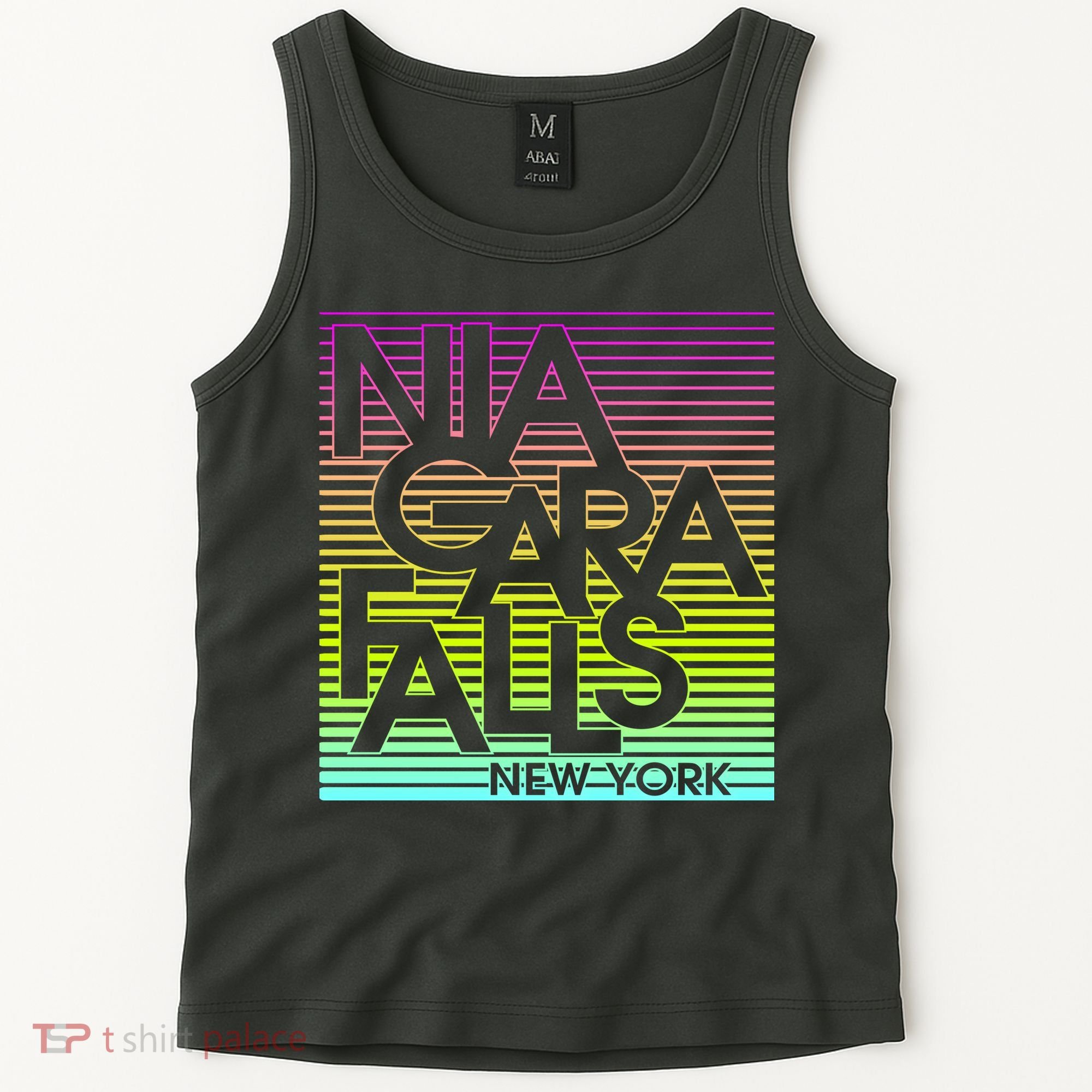 Niagara Falls New York Neon Tank Top