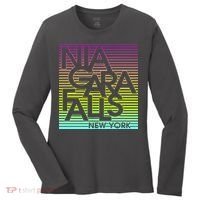 Niagara Falls New York Neon Women's Long Sleeve Shirt thumb 0