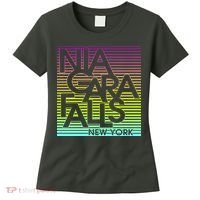 Niagara Falls New York Neon Women's T-Shirt thumb 0