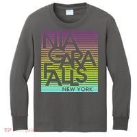 Niagara Falls New York Neon Kids Long Sleeve Shirt thumb 0