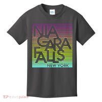 Niagara Falls New York Neon Kids T-Shirt thumb 0