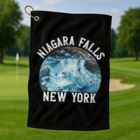 Niagara Falls New York Ny Golf Towel thumb 1