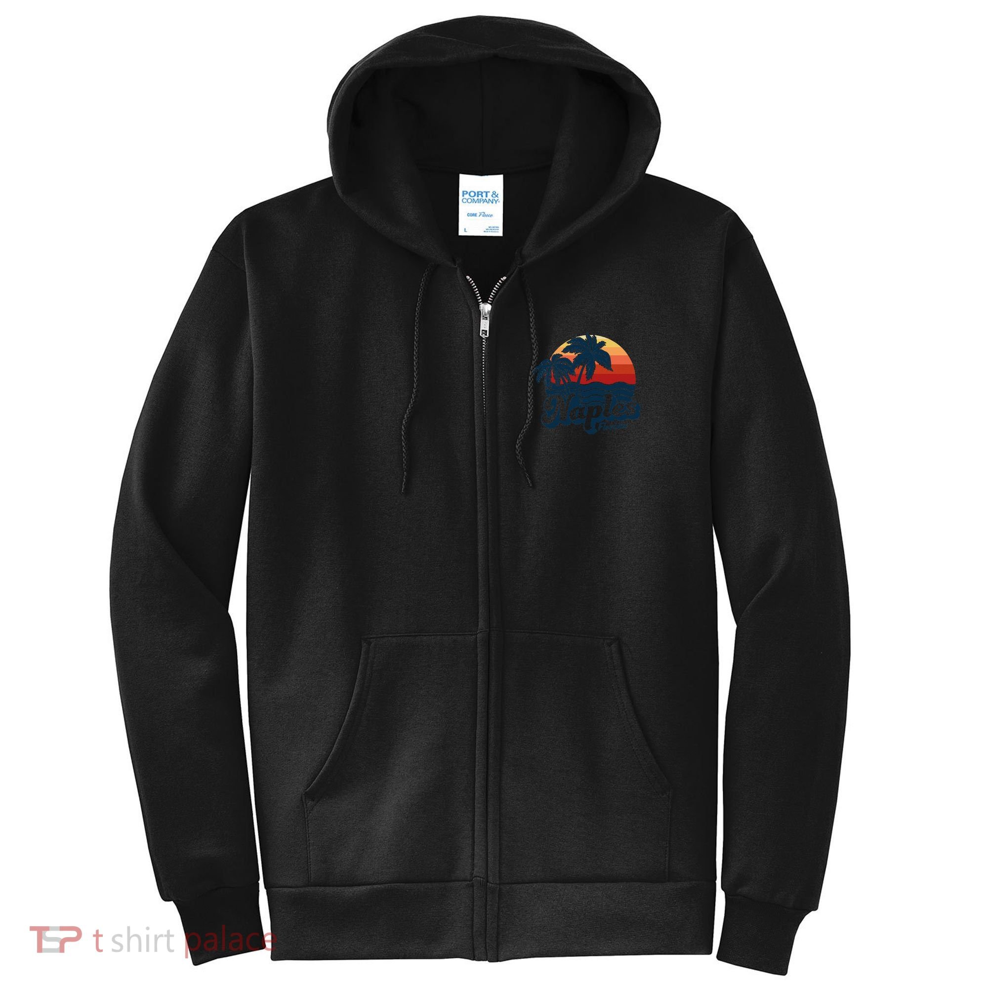 Naples Florida Full Zip Hoodie