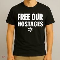 Neveragainlive1 Free Our Hostages Israel T-Shirt thumb 3
