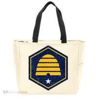 New Flag Of Utah Beehive Symbol Tote Bag thumb 0