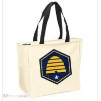 New Flag Of Utah Beehive Symbol Tote Bag thumb 2