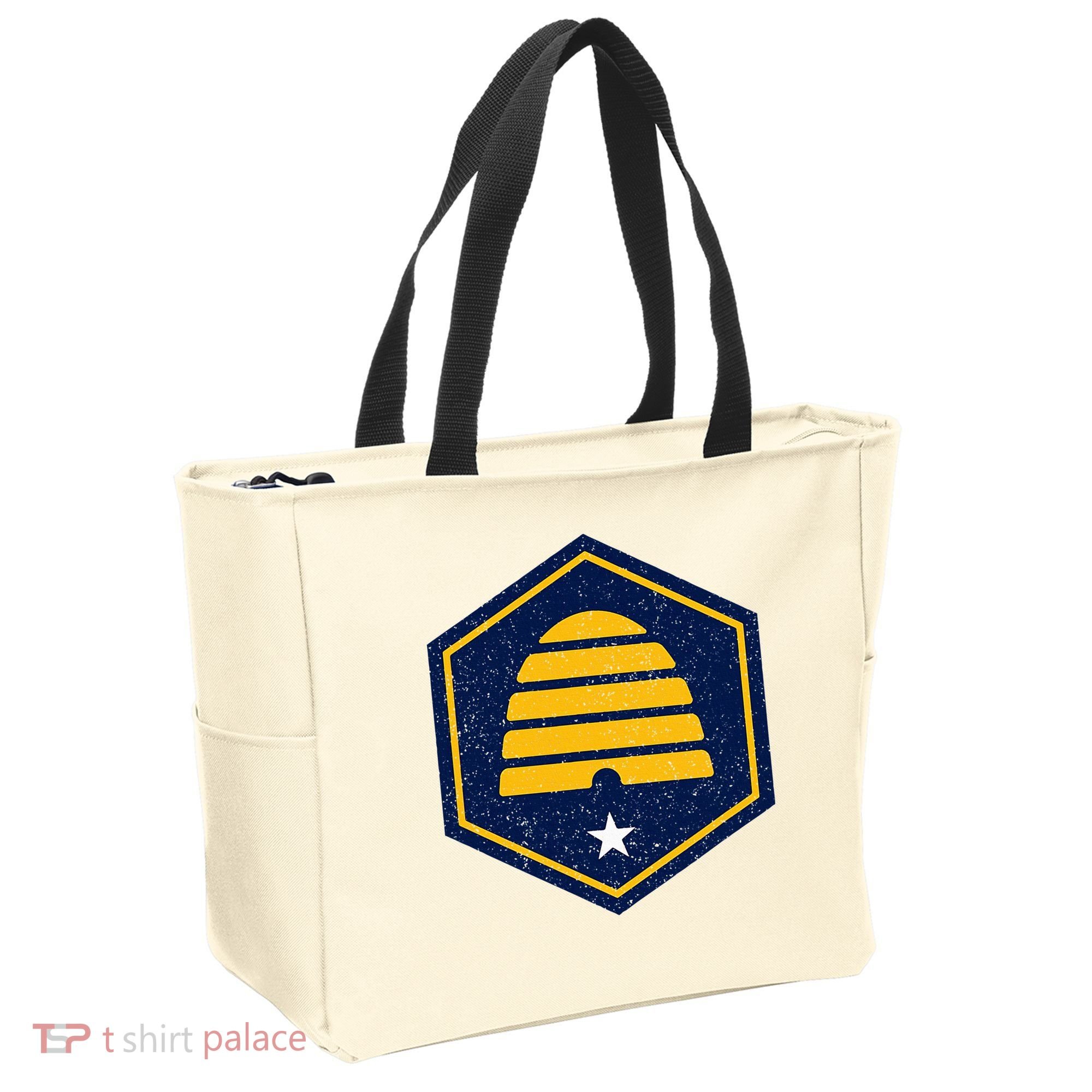 New Flag Of Utah Beehive Symbol Tote Bag