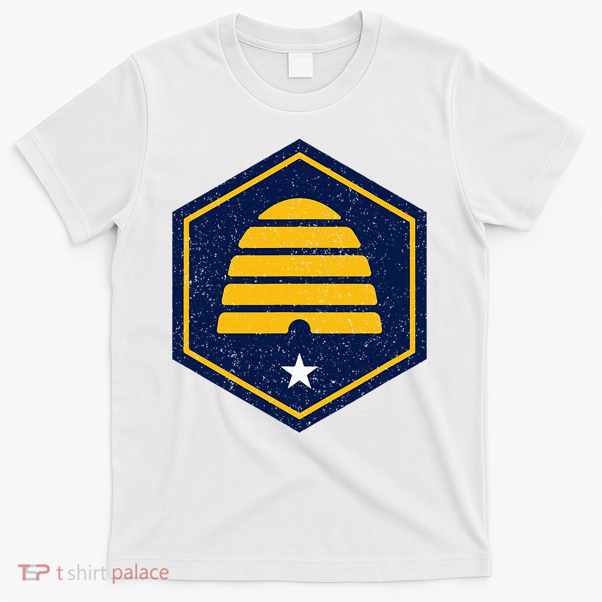 New Flag Of Utah Beehive Symbol T-Shirt
