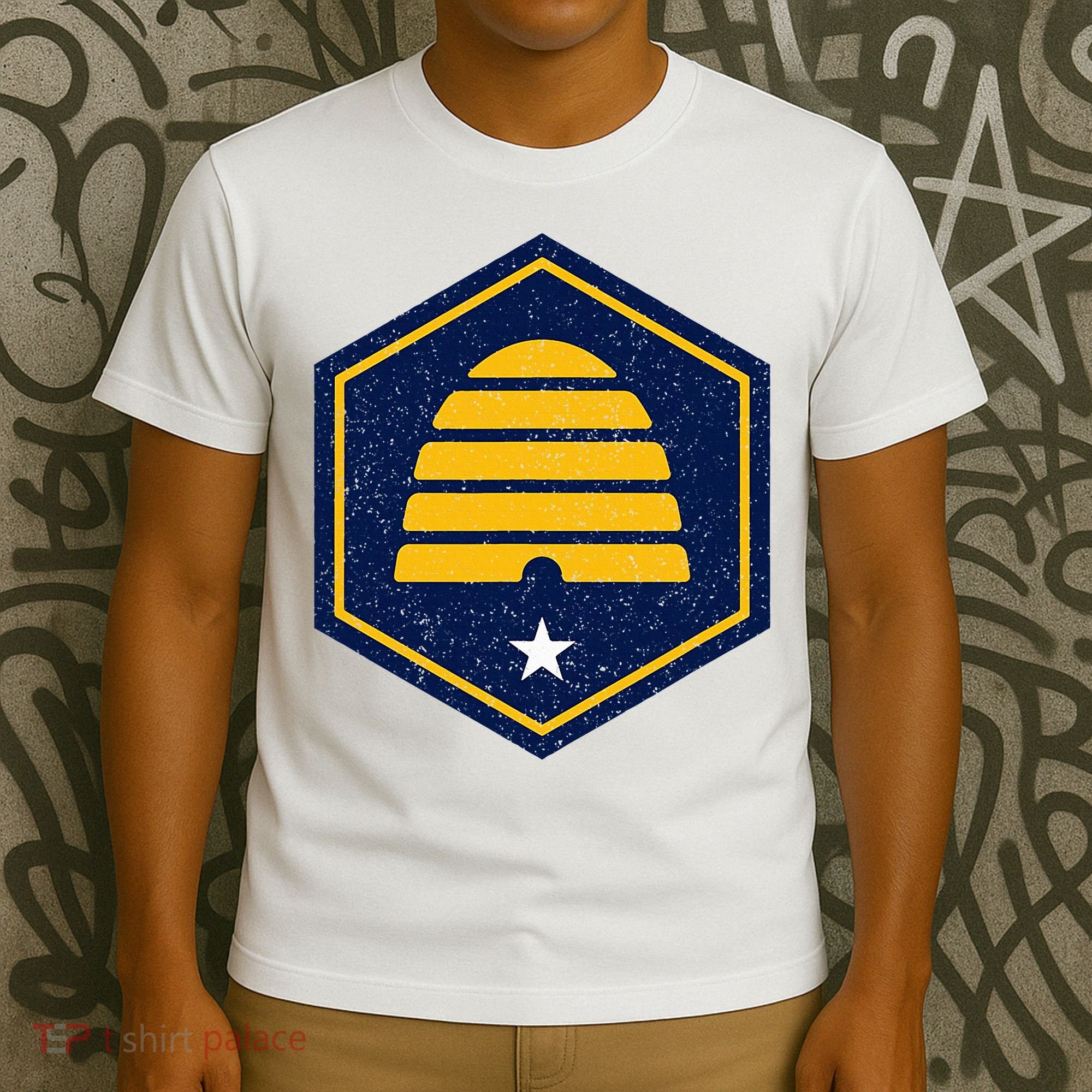 New Flag Of Utah Beehive Symbol T-Shirt
