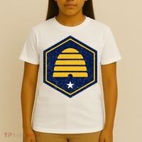 New Flag Of Utah Beehive Symbol T-Shirt thumb 4