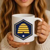 New Flag Of Utah Beehive Symbol Coffee Mug thumb 3