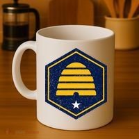 New Flag Of Utah Beehive Symbol Coffee Mug thumb 4