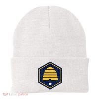 New Flag Of Utah Beehive Symbol Beanie thumb 0