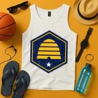 New Flag Of Utah Beehive Symbol Tank Top thumb 4