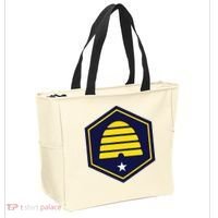 New Flag Of Utah Beehive Symbol Tote Bag thumb 2