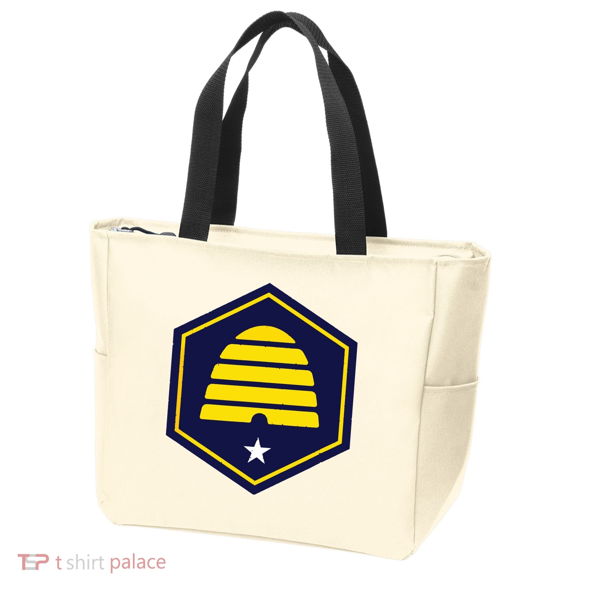 New Flag Of Utah Beehive Symbol Tote Bag