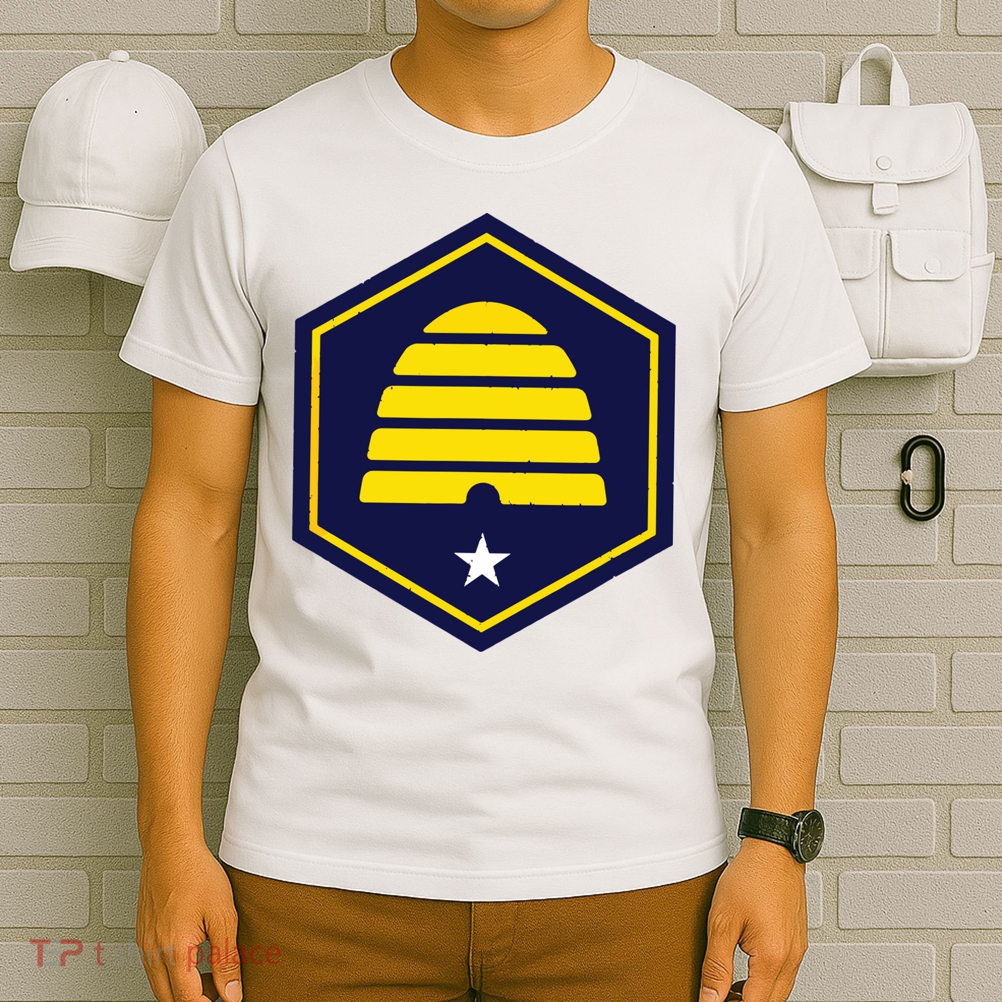 New Flag Of Utah Beehive Symbol T-Shirt