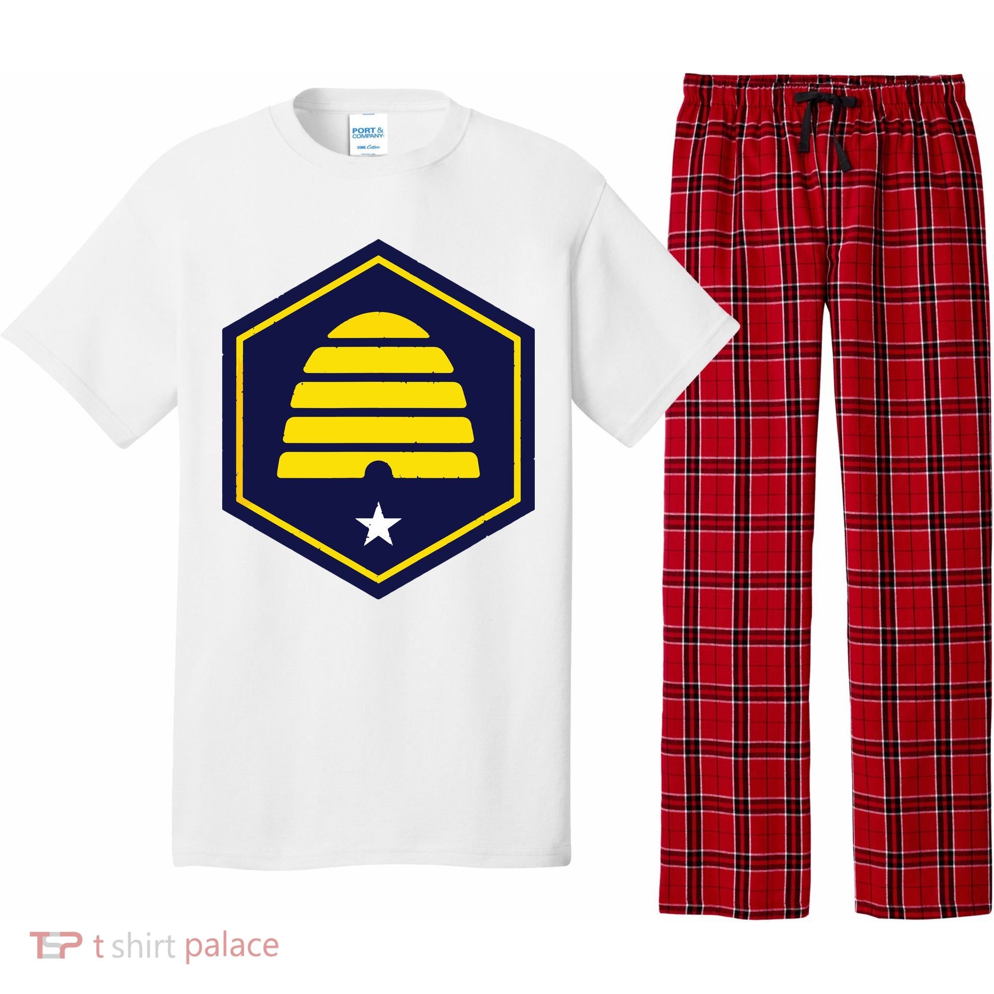 New Flag Of Utah Beehive Symbol Pajama Set