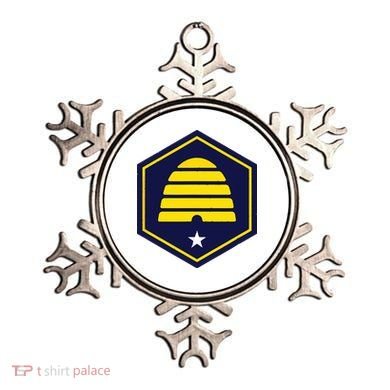 New Flag Of Utah Beehive Symbol Ornament