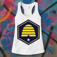 New Flag Of Utah Beehive Symbol Women's Tank Top thumb 3