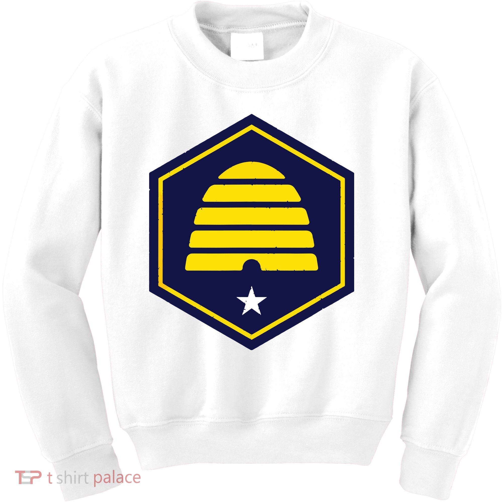 New Flag Of Utah Beehive Symbol Kids Sweatshirt