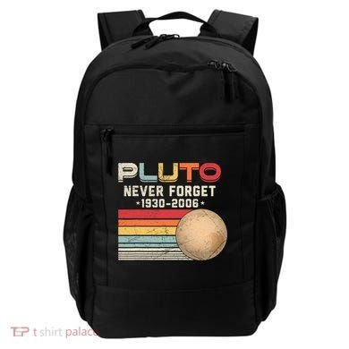 Never Forget Pluto Astronomy Space Science Retro Vintage Pluto 1930 2006 Backpack