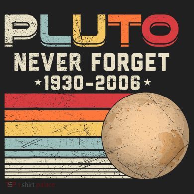 Never Forget Pluto Astronomy Space Science Retro Vintage Pluto 1930 2006 Women's Cooling Performance Crew T-Shirt